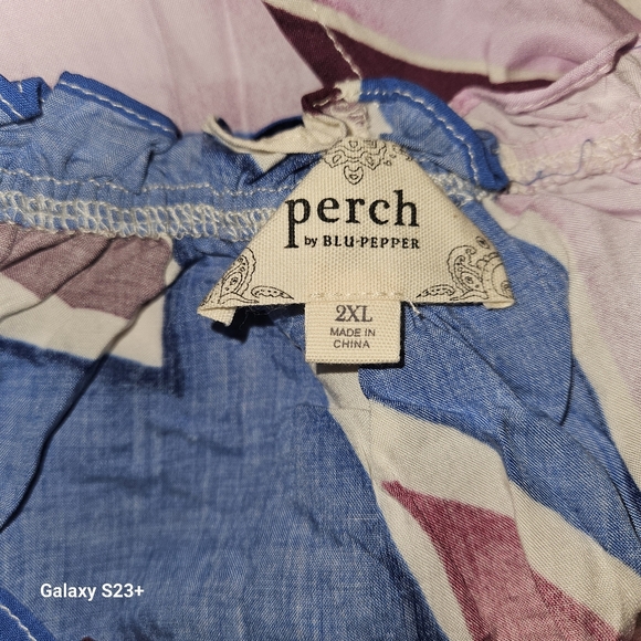 Blu Pepper Plus Women's Blouse - Picture 5 of 5